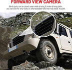 RED WOLF Front View Camera Select for Jeep Wrangler JL/JLR/JLU/JT/Gladiator/Rubicon 2018-2021 Off-Road Forward Front Facing View Cargo Camera Kit Grille Metal Housing Mount, Wide Vision Waterproof