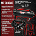 MetroVac MB-3CDSWB Air Force Master Blaster, Car & Motorcycle Vacuum Cleaner, Dryer w/ Accessories, Powerful Air Duster, Car Cleaner, Wall Bracket