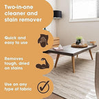 Furniture Clinic Fabric Cleaner | Everyday Cleaning Spray for Furniture, Fabric, Rugs, Carpet, Couches, Car Seats and More | Quick and Easy Application (17oz / 500ml)