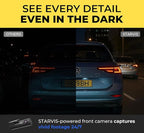 BlackVue DR590X-2CH Plus 32GB Dash Cam - FHD Dash Cam Front and Rear, STARVIS, Free Hardwire Cable & SD Card, Built-in Wi-Fi, Parking Mode Support, App Control Dashcam