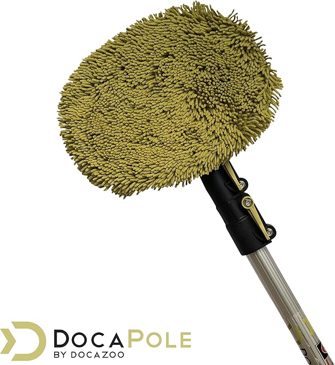 DOCA Car Wash Equipment - Car Wash Mop Attachment - Other Options Include Squeegee, Kit, Mitt, Soft Bristle Brush with or Without Long Handle Extension Pole