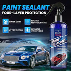 Paint Sealant Spray Quick Effect Coating Agent for High Gloss Shine & Protection All-in-One Waterless Wash Wax Hydrophobic Polish for Cars Motorcycle Trucks & RVs with Microfiber Towel 10oz/300ml