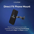 Course Motorsports Direct Fit Phone Mount | MagSafe Compatible | Custom Fit Car Phone Mount | Ford Mustang Phone Holder | Compatible with Ford Mustang, GT, GT-350, GT-500 (2015-2023)