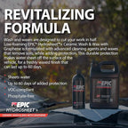 Malco Epic Hydrosheet - Ceramic Wash and Wax with Graphene/Clean, Shine, and Protect Your Vehicle in One-Step / 1 Gallon (260901)