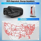 2026 Upgraded Tesla Supercharger to CCS1 Charger Adapter, [Max 500A 1000V] Fast Charge Electric Vehicle Charging Adapter, NACS to CCS Electric Vehicle Adapter Fit for All Ford EVs, GM, Rivian