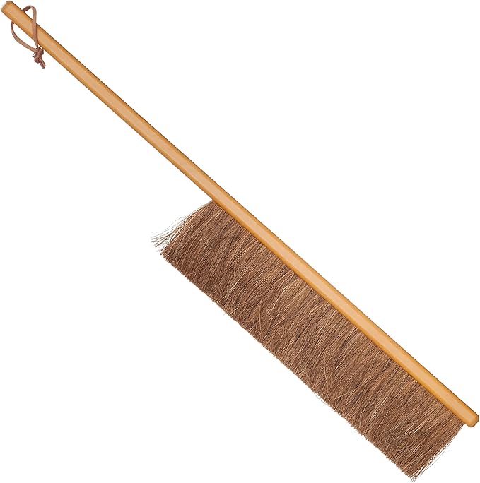 REDECKER Car Snow Brush 25-1/2 Inches - Natural Bristle Scrub Brush - Car Accessories - Wood Snow Brush - Snow Removal for Cars