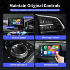 Magic Box 3.0 Max 2026 Upgrade, Support Netflix/YouTube/Dinsey+/Prime Video/TF Card etc., Qualcomm Multi-Core Streaming Video Box with Wireless CarPlay & Android Auto Adapter