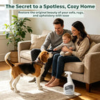 Couch Cleaner & Stain Remover Spray: Strength Multi-Surface Upholstery Cleaner - Pet-Safe Non-Toxic Quick-Drying for Fabric Sofas Carpet Furniture Couches & Car Interiors