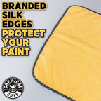 Chemical Guys Professional Grade Premium Microfiber Towels for Cars, Gold, 16" x 16", Ultra-Soft and Scratch-Free Car Detailing Cloths for Trucks, Motorcycles, and More - 3 Pack