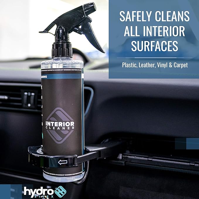 HydroSilex Plastic & Leather Interior Cleaner (16oz) | Safely Deep Cleans Plastic, Leather & Vinyl | Tough on Stains, Dirt & Grime | Dye Free Formula | No Greasy Residue