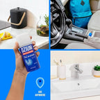 Ozium Air Sanitizer, 2 oz Car Fogger: Single-Shot Smoke Odor Eliminator & Car Air Freshener (Original+That New Car Smell, 2 Pack Variety)