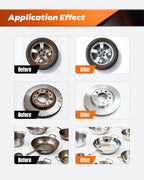 2Pcs Wheel Brake Hub Cleaning Disc,Hub Cleaner Resurfacing Tool Brush Iron for Dust Remover Wheel Stud Cleaner Automotive Tools Fits Power Drill or 1/2" Impact Driven Wrenches for Cars,Nuts,Motorcycle