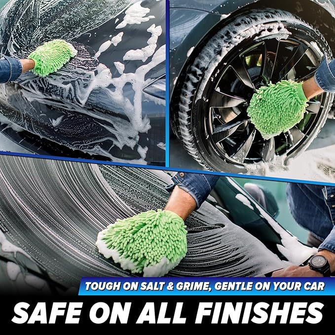 Carfidant Salt Crusher - Car Wash Soap for Salt and Grime Removal - Thick Snow Foam Formula - Prevents Corrosion, Gently Cleanse and Eliminate Dirt - Shampoo Works with Foaming Cannon & Bucket - 128oz