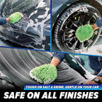Carfidant Salt Crusher - Car Wash Soap for Salt and Grime Removal - Thick Snow Foam Formula - Prevents Corrosion, Gently Cleanse and Eliminate Dirt - Shampoo Works with Foaming Cannon & Bucket - 128oz