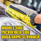 Chemical Guys Three-Way Premium Microfiber Wash Mitt 2 Pack – Ultra Plush Scratch-Free Wash Mitts for Cars, Trucks, Motorcycles & RVs – Safe for Paint, Chrome & Glass