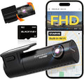 BlackVue DR590X-2CH Plus 32GB Dash Cam - FHD Dash Cam Front and Rear, STARVIS, Free Hardwire Cable & SD Card, Built-in Wi-Fi, Parking Mode Support, App Control Dashcam