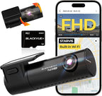 BlackVue DR590X-2CH Plus 32GB Dash Cam - FHD Dash Cam Front and Rear, STARVIS, Free Hardwire Cable & SD Card, Built-in Wi-Fi, Parking Mode Support, App Control Dashcam