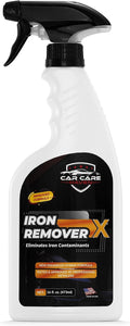 Car Care Iron Remover X, Car Detailing Iron Rust Remover-Wheel, Paint, Ceramic-Cleaner-Car Cleaner Exterior Care Products, Colorless Rim Cleaner, Decal Remover-Use before Clay Bar (16 fl Oz Spray)