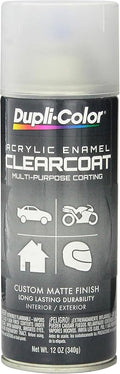 Dupli-Color DA1693 Multi-Purpose Acrylic Enamel Spray Paint - Flat White - 12 oz. Aerosol Can