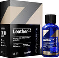CARPRO CQUARTZ Leather 2.0 - Kit - Hydrophobic & Oil Phobic, Safe on All Car Leather, Resistance to UV, Denim Dye Coloring, Abrasion and Stains (30ml Kit)