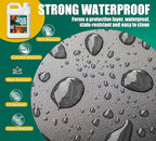 Wet Look Stone Sealer - 1 Gallon Concrete Sealer & Paver Sealer with High Gloss Finish, Stain Proof, Water Resistant & Long-Lasting Durable Protection for Driveways, Slate, Sandstone, Travertine