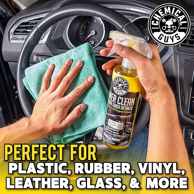 Chemical Guys InnerClean Quick Detailer with Pineapple Scent, High Performance Interior and Dashboard Cleaner, Dust Repellent, Easy to Use Non Greasy Formula, 32 fl oz