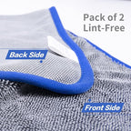 SHSCLY Professional Car Drying Towel – 2-Pack XL Microfiber Towels for Cars, Trucks & SUVs, No Drag, Paint-Safe, Controlled Streak-Free Drying, Lightweight Feel When Wet, Soft & Absorbent, 29" × 33"