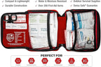 Swiss Safe 2-in-1 First Aid Kit for Car, Travel & Home, Businesses - Bonus Mini Kit for Medical Emergency Aid, Survival, Camping - 200 Pcs, Medium FAK