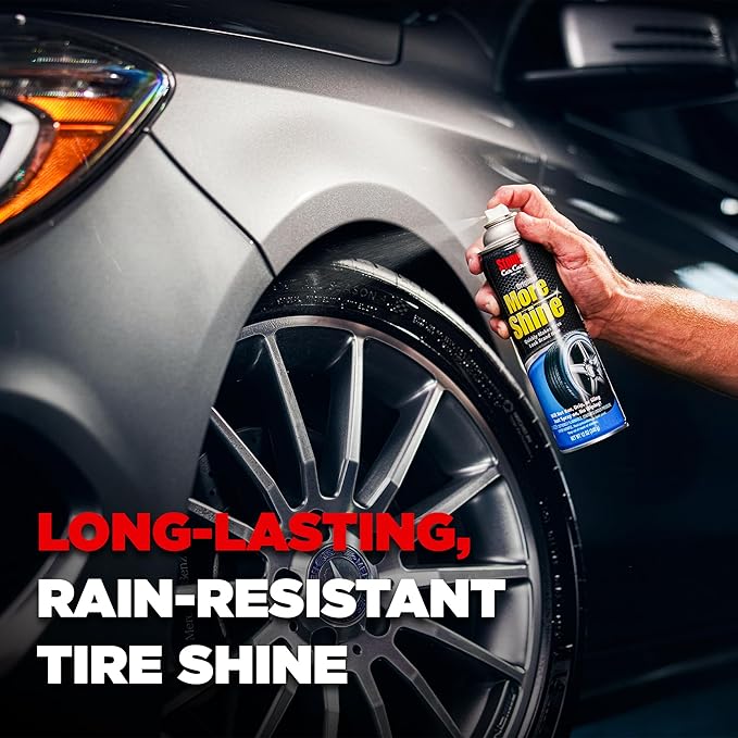 Stoner Car Care 91044-3PK Original More Shine Tire Shine Spray – Tire Dressing Restores Deep Matte Black Finish with Long-Lasting Rain-Resistant Protection, Dry-to-Touch – 12 oz (Pack of 3)