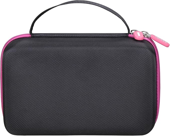 Aproca Storage Case Compatible with EYYA Handheld Cordless Car Vacuum Cleaner, Portable Hard Bag for Accessories - Black with Red (Case Only)