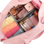 PACKISM Clear Toiletry Bag - 3 Pack TSA Approved Toiletry Bag Quart Size Bag, Travel Makeup Cosmetic Bag for Women, Carry on Airport Airline Compliant Bag, White