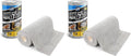 The Rag Company - Rip N' Rag Multi-Purpose Reusable Microfiber Towels for Home, Office, Garage, RV and More - 30 Count Roll - Premium 70/30 Blend - 200gsm (Pack of 2)