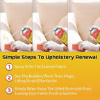 Multi-Fabric Upholstery Stain Remover and Carpet & Rug Cleaner for (Car Carpets, Seats & Floor Mats, Furniture) 14oz