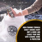 Chemical Guys HydroSuds Ceramic, Shine High Foaming Car Wash Soap - Foam Cannon Soap, Works with Foam Guns or Bucket Washes for Cars, Trucks, Motorcycles, RVs, and More, Berry Scent - 16 oz