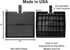 USA Made Otto Step Pet Ramp Step Helps Dogs Get in & Out of Car Van SUV | Portable Lightweight Dog Ramp | Simply Slide into 2 inch Trailer Hitch Receiver | No Tools Needed | Essential Pet Gear |