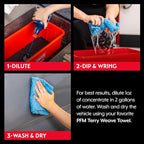 Griot's Garage Rinseless Wash for Car Cleaning and Detailing, No-Rinse Vehicle Washing, Dilutes Into Detailer, Clay Bar Lubricant, 10488, One Gallon