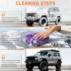 LivTee Car Wash Foam Gun – Hose Foam Cannon with 5 Spray Settings, Connects to Any Garden Hose, Scratch-Free Cleaning for Car, Truck & Boat, Includes Wash Mitt and Soap Applicator (Orange)