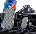GUWEZ Phone Holder Car Mount for iPhone [Powerful Suction] Phone Mount for Car Dashboard Windshield Air Vent Universal Accessories [Thick Cases Friendly] Automobile Phone Holder Fit iPhone Smartphone