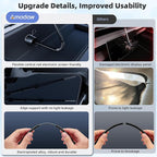 Windshield Sun Shade for Ford F150, Custom Fit 2015–2026, UPF 50+ UV Protection, Multi-Layer Heat Shield, 10-Rib Reinforced Frame, Easy Open Umbrella Design, Essential Premium Car Accessories