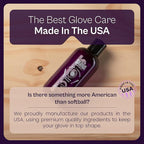 SARNA BASEBALL Glove & Leather Cleaner and Conditioner, 8 Oz