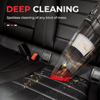 Airmoto Car Vacuum Cleaner High Power with 16 Ft Cord - 12V Portable Handheld Vacuum Cleaner - Dust Buster with Strong Suction - Car Accessories for Women and Men