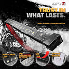 OPT7 Sidekick 78" Running Board Lights 2PCS LED Strips w/Sequential Amber Turn Signal Side Marker, DRL, White Courtesy Light for Extended Crew Cab Pickup - Truck Decorations