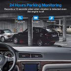 Dash Cam Front with 32G SD Card, BOOGIIO 1080P FHD Car Driving Recorder 3'' IPS Screen 170°Wide Angle Dashboard Camera Aluminum Alloy Case, WDR G-Sensor Parking Monitor Loop Recording Motion Detection