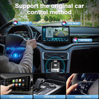 Wireless Carplay Adapter for Apple, Converts Wired to Wireless CarPlay, Plug & Play Carplay Wireless Adapter for iPhone 9 Above,Stable Fast Connection Low Latency Fits 2014 Onwards Cars