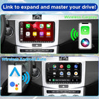SCUMAXCON 7" Android 13 Wireless Carplay Android Auto GPS Navigation Car Stereo Radio 8-CORE 2+32G IPS Touchscreen WiFi BT FM AM DSP USB RVC for VW Golf MK5 MK6 Jetta Passat B6 B7 Tiguan DZT027
