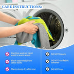 FIXSMITH Shop Towels-800 Pack, Multi-Functional Shop Rags, 12 x 16 in Microfiber Cleaning Cloth, Highly Absorbent Cleaning Rags, Cleaning Towels for Car Kitchen Home Office