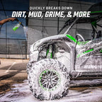 Slick Products Total Off-Road Wash Super Concentrate – Thick Foaming Car Wash Soap with Hybrid-Ceramic Formula for Dirt Bikes ATV UTV Trucks Jeeps and More – Foam Cannon Ready – 32 oz