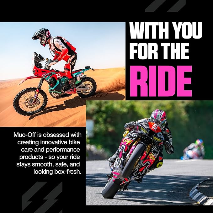 Muc-Off Motorcycle Chain Cleaner, 16.9 fl oz - Chain and Degreaser Spray for Cleaning - for On and Off-Road