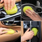 TeSabMi Car Cleaning Gel 160G - Reusable Dust Slime for Car Vents/Keyboard/Console, Interior Cleaner Putty, Gifts for Teen Women Men Stocking Stuffers