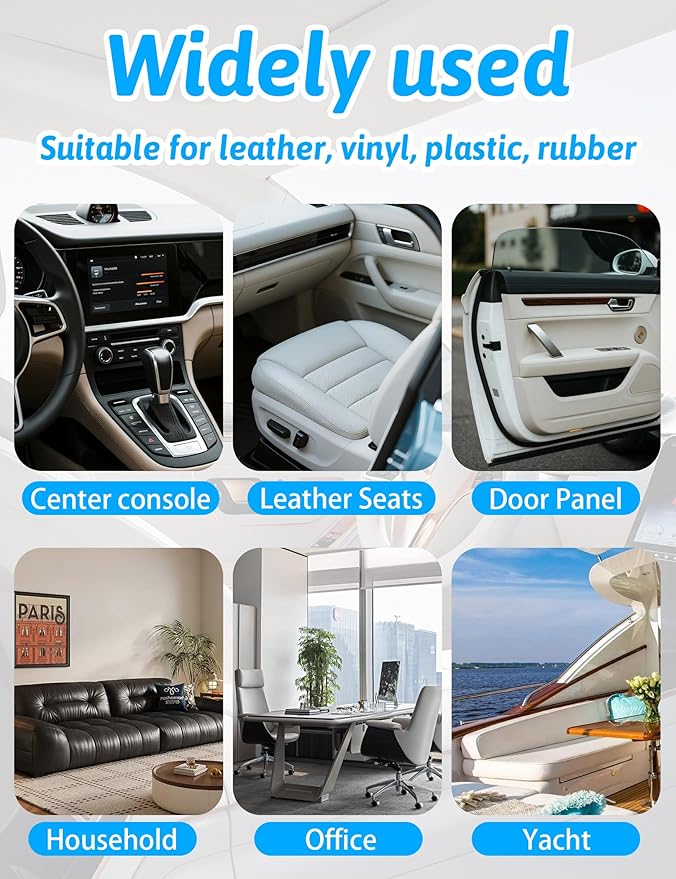 Car Cleaner Interior, Leather Cleaner Upholstery Interior Ceaning Kit Carpet Dashboard Shiny Car Stuff for Vinyl,Plastic,Fabric,Carpet & More,Ocean Scent
